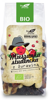 Mélange étudiant aux canneberges BIO 150 g - BIO PLANET